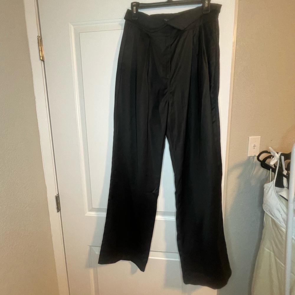 NWT Commense Street Fold Over Waistband Straight Leg Dress Pants - Picture 2 of 8